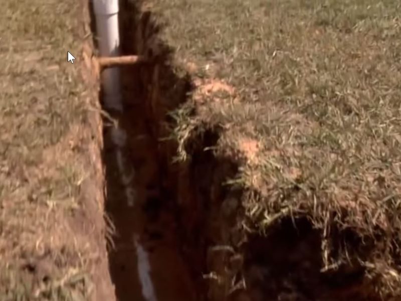 water drainage in the ground